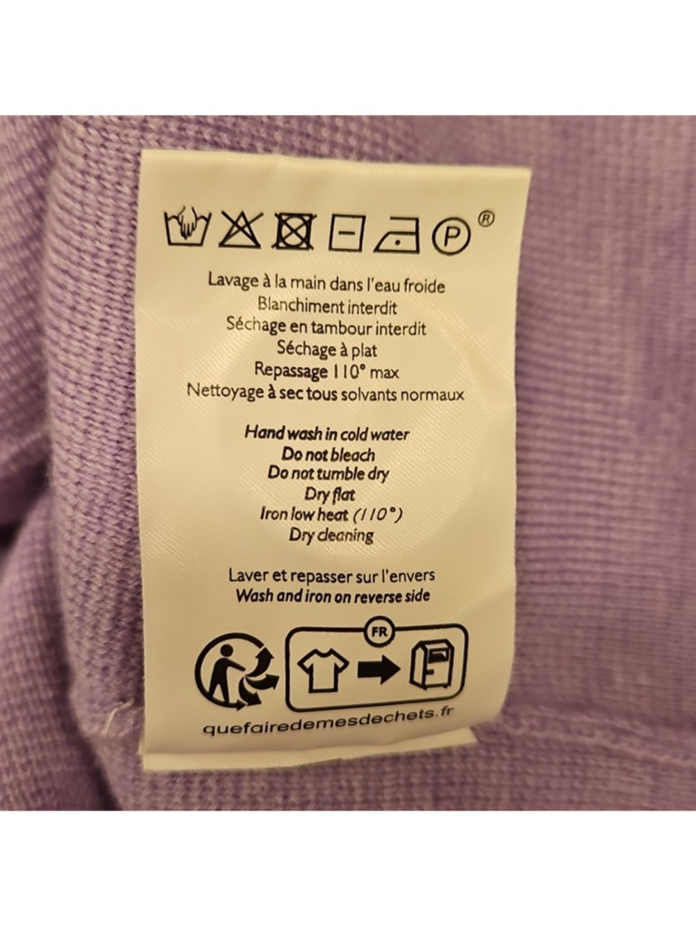 Sézane Lilac Button-Front Knit Jacket - Picture 11 of 15